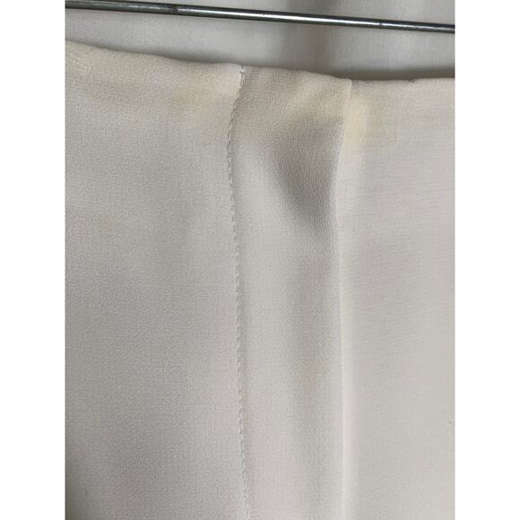 Louben White Straight Leg Dress Pants Sz 2P - Picture 4 of 4